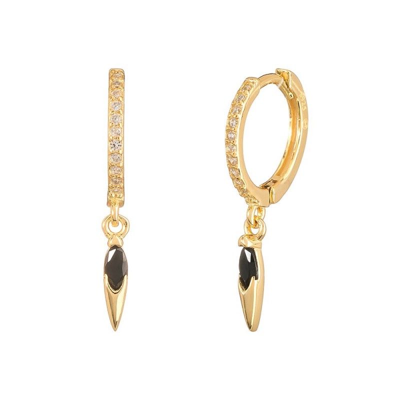 PENDIENTE ONYX SLASH