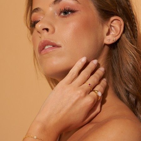 anillo oro circonita rubi 2