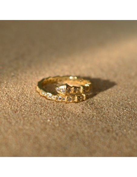 anillo oro víbora