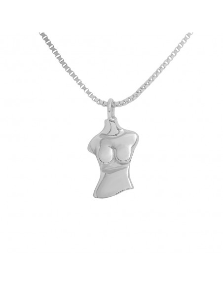 collar plateado venus