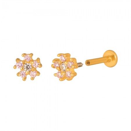PIERCING ROSE PETALS IP GOLD