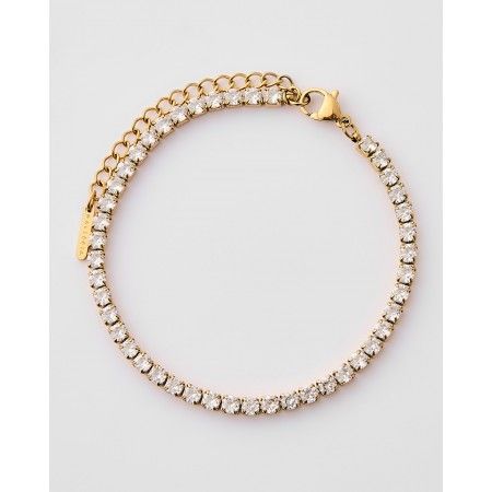 PULSERA TENNIS IP GOLD 2
