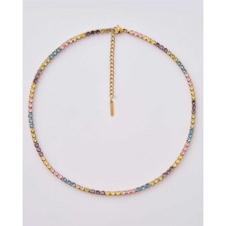 COLLAR PASTEL TENNIS IP GOLD