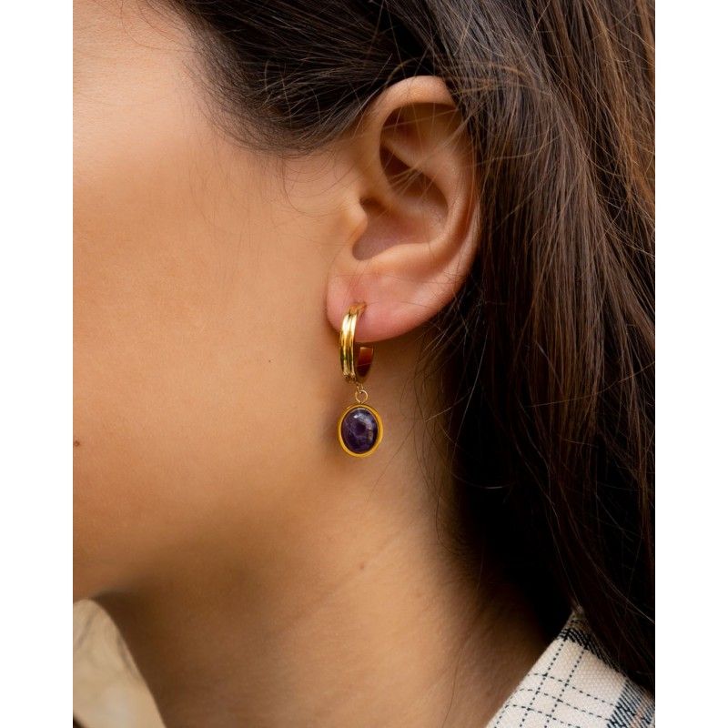 PENDIENTE AMETHYST DAWN