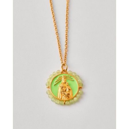 COLLAR VIRGEN DEL CARMEN ÁGATA