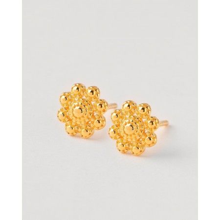 PENDIENTES BOTON CHARRO 7MM