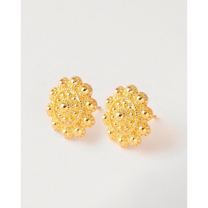 PENDIENTES BOTON CHARRO 14.5MM