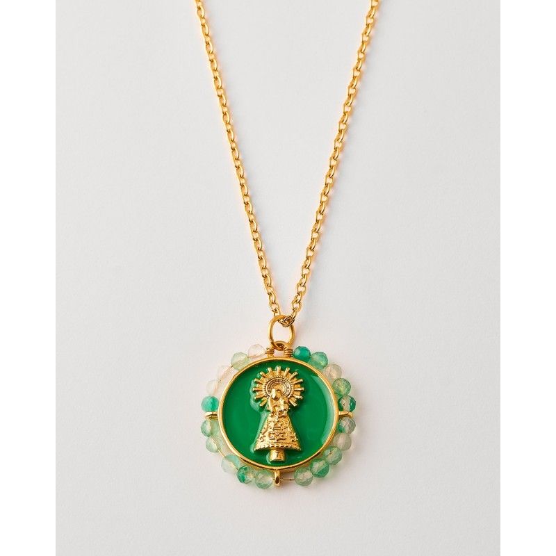 Collar Medalla Virgen Del Pilar