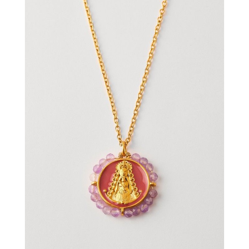 Collar Medalla Virgen Del Rocio 