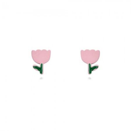 Pendientes Rose Flower