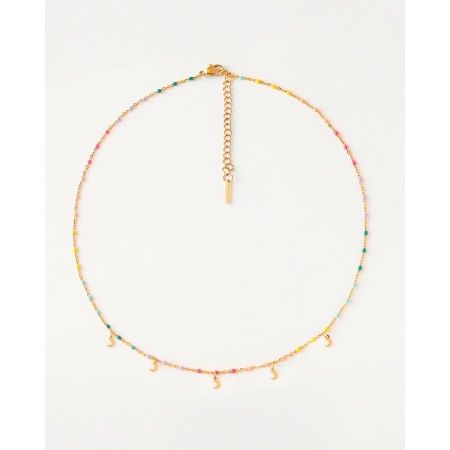 COLLAR ENAMEL MOON