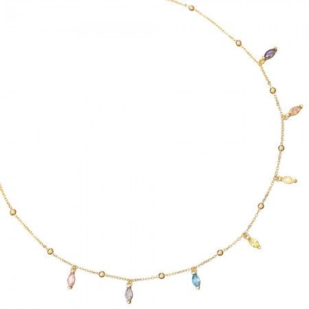 COLLAR RAINBOW DROPS