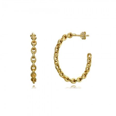 PENDIENTES PLATA ARO 28MM...