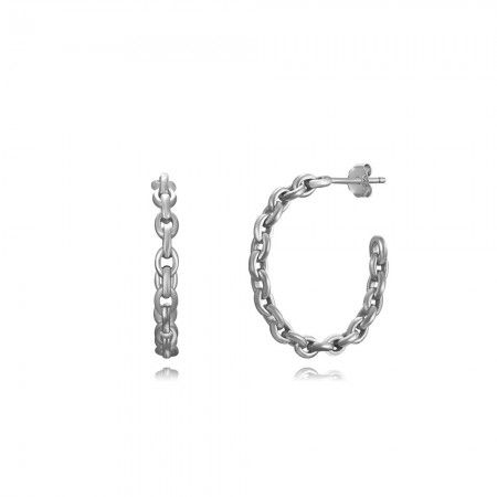 PENDIENTES PLATA ARO 25MM...