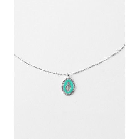 COLLAR PLATA MEDALLA VIRGEN...
