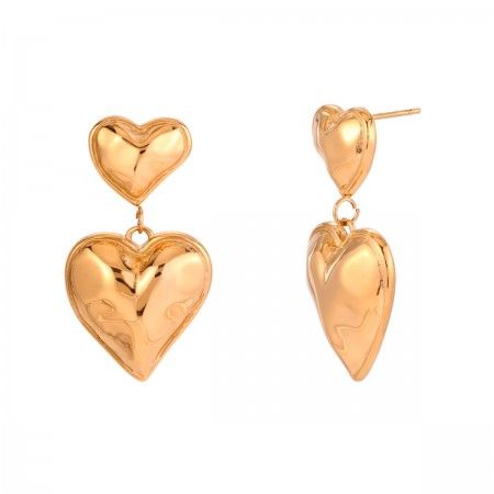 PENDIENTES ACERO DOBLE...