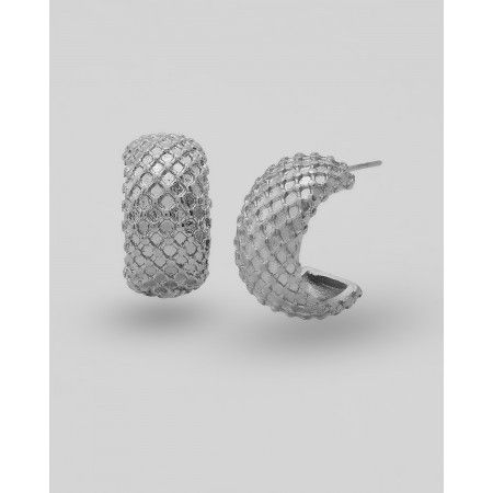 PENDIENTES SEMI ARO 11X21MM