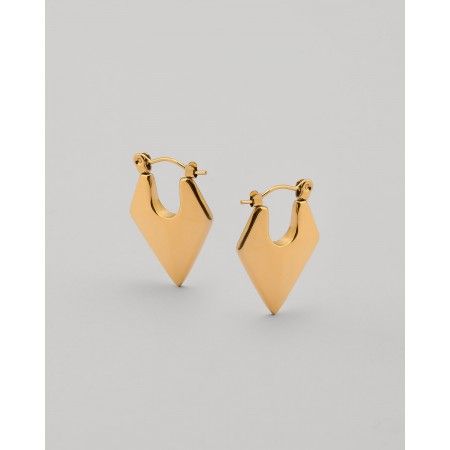PENDIENTES ROMBO ACERO...