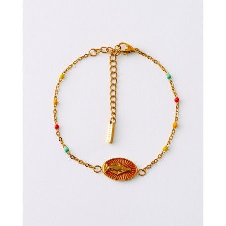 PULSERA ACERO MEDALLA...