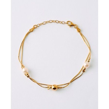 PULSERA PLATA DOBLE CADENA...