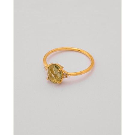 ANILLO CIRCONITA OVALADA -...