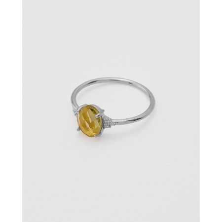 ANILLO CIRCONITA OVALADA -...