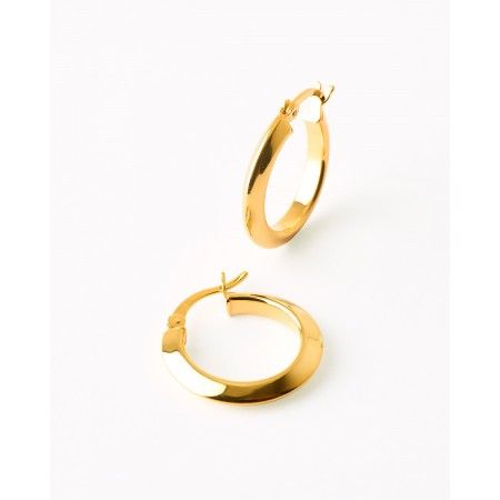 PENDIENTES ARO 20MM PLATA