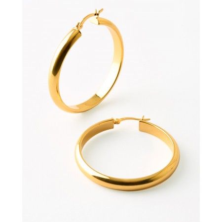 PENDIENTES ARO 38MM PLATA