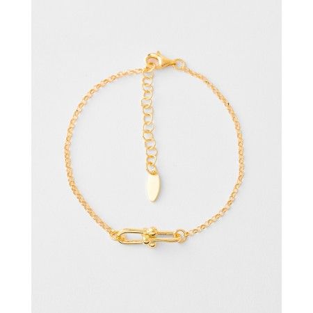PULSERA PLATA 16+4CM S...