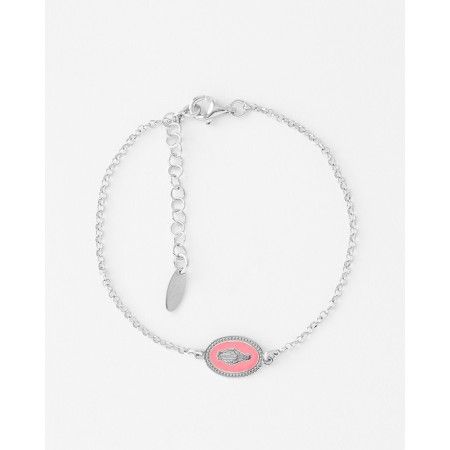 PULSERA PLATA MEDALLA...