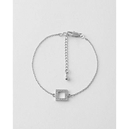 Pulsera Metal Cuadradro
