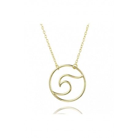 Collar Ola Circulo 19MM
