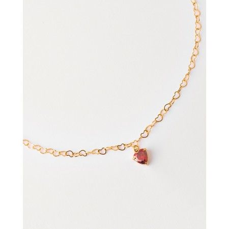 COLLAR CADENA CORAZON 44CM...