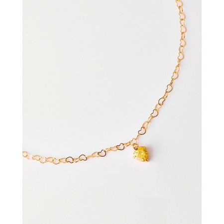 COLLAR CADENA CORAZON 44CM...