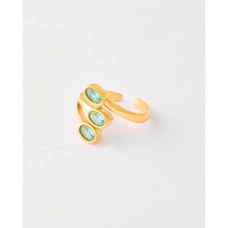 ANILLO ABIERTO 3 CIRCONITAS...