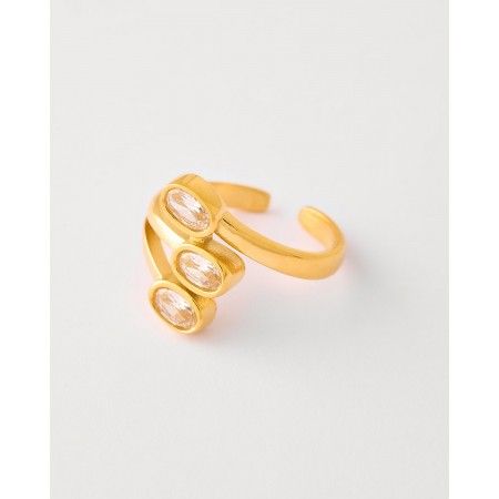 ANILLO ABIERTO 3 CIRCONITAS...