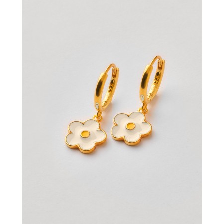 Pendientes Plata Flor...