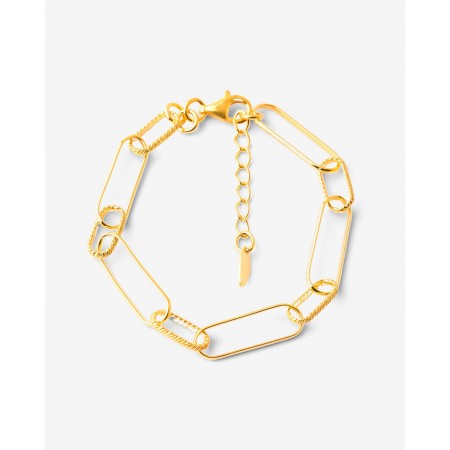 PULSERA PLATA ESLABONES
