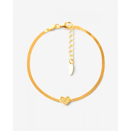 PULSERA PLATA SNAKE FLAT...
