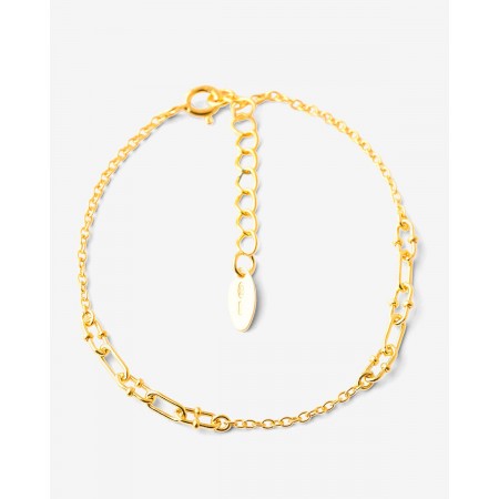 PULSERA PLATA ESLABONES...