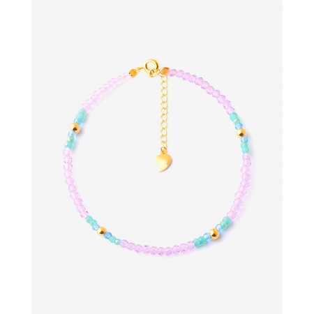 PULSERA PLATA CRISTALES...