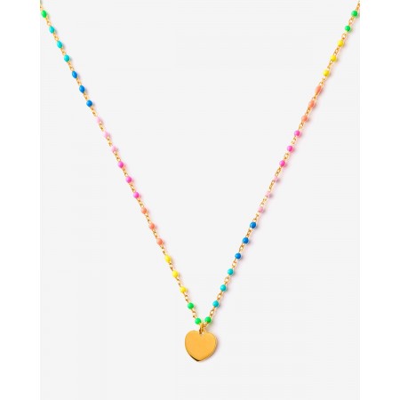 COLLAR PLATA CORAZON...