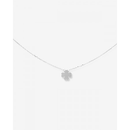 Collar Trebol  Plata