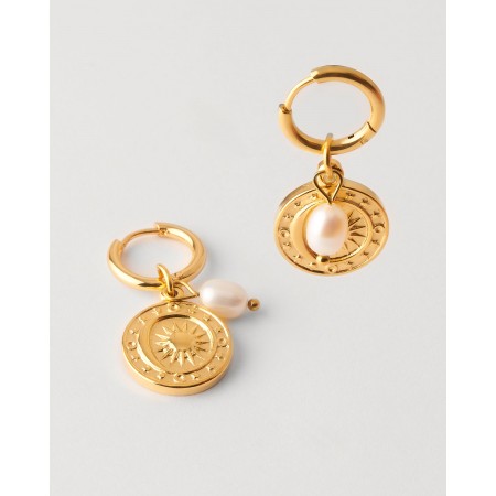 PENDIENTES MONEDA AZTECA