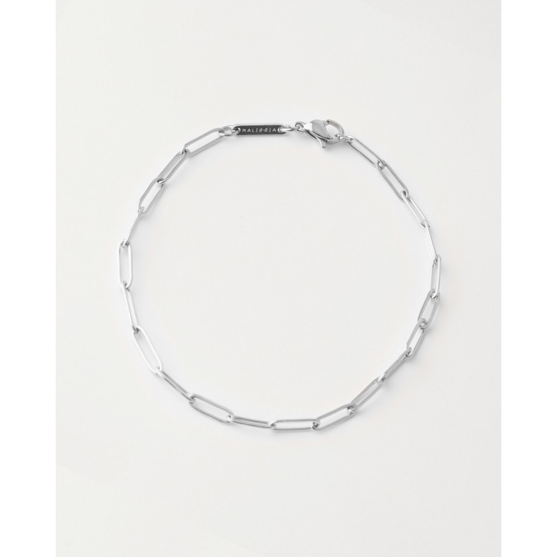 PULSERA ESLABONES ACERO 19CM   