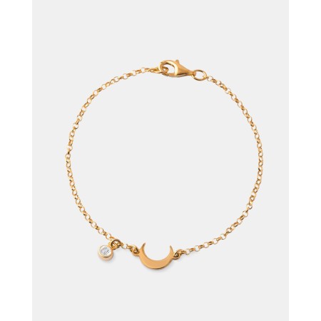 Pulsera Luna Y Circonita...