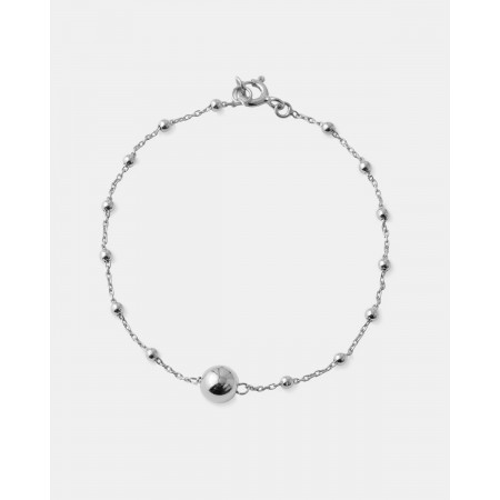 Pulsera Bola 6mm Cadena...