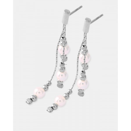 Pendientes 3 Tiras Perlas...