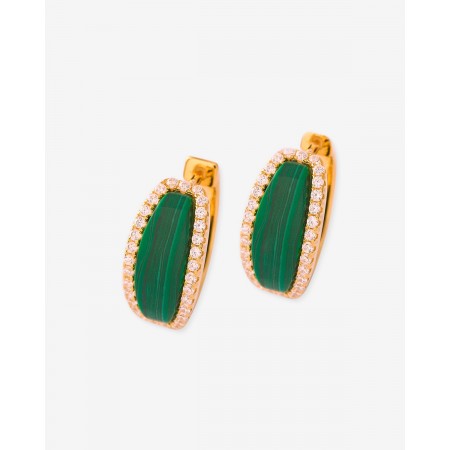 Pendientes Mop Y Circonitas...