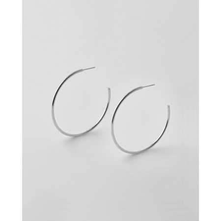 PENDIENTES ARO 25X2MM ACERO... 2